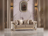 Rixos Stationary Loveseat Beige by Furnia at Eve Furniture