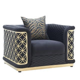 Riya Black Fabric Living Room Set by New Era Innovations at Eve Furniture
