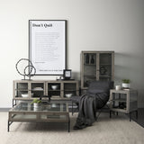 Rizwan (Large) Black Aluminum Braided Circular Object by Mercana at Eve Furniture