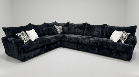 Rizz Black Sectional by New Era Innovations at Eve Furniture