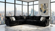 Rizz Black Sectional by New Era Innovations at Eve Furniture