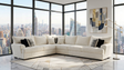 Rizz Ivory Sectional by New Era Innovations at Eve Furniture