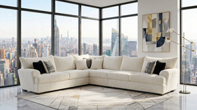 Rizz Ivory Sectional by New Era Innovations at Eve Furniture