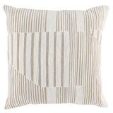RM Levi Ivory/Natural 22x22 Throw Pillow (Set of 2) by Classic Home at Eve Furniture