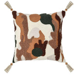 RN Caney Chestnut/Green Multi Throw Pillow (Set of 2) by Classic Home at Eve Furniture