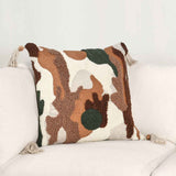 RN Caney Chestnut/Green Multi Throw Pillow (Set of 2) by Classic Home at Eve Furniture