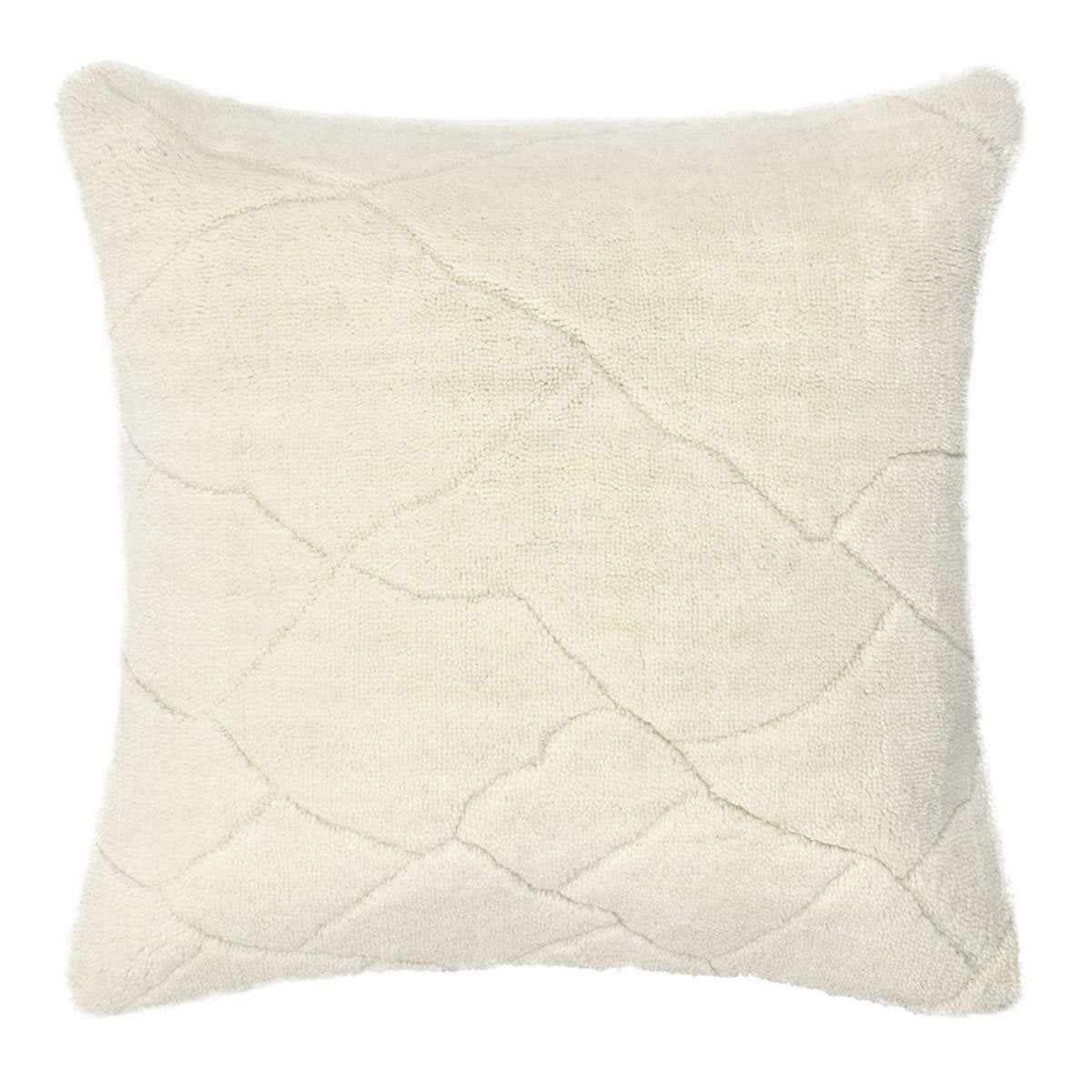 RN Mercer Ivory Wool Throw Pillow (Set of 2) by Classic Home at Eve Furniture