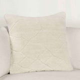 RN Mercer Ivory Wool Throw Pillow (Set of 2) by Classic Home at Eve Furniture