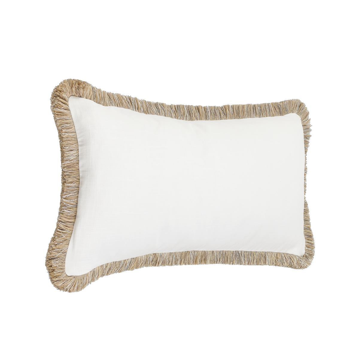 RO Cara Ivory/Natural Multiple Sizes Throw Pillow by Classic Home at Eve Furniture