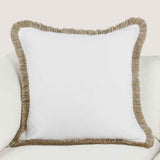 RO Cara Ivory/Natural Multiple Sizes Throw Pillow by Classic Home at Eve Furniture