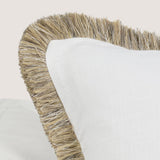 RO Cara Ivory/Natural Multiple Sizes Throw Pillow (Set of 2) by Classic Home at Eve Furniture