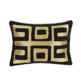 RO Dala Black/Gold 12x16 Throw Pillow (Set of 2) by Classic Home at Eve Furniture