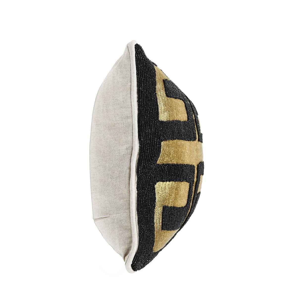 RO Dala Black/Gold 12x16 Throw Pillow (Set of 2) by Classic Home at Eve Furniture