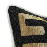 RO Dala Black/Gold 12x16 Throw Pillow (Set of 2) by Classic Home at Eve Furniture