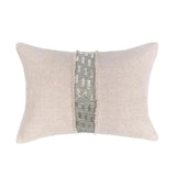 RO Lira Natural/Silver Multiple Sizes Throw Pillow by Classic Home at Eve Furniture