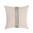 RO Lira Natural/Silver Multiple Sizes Throw Pillow by Classic Home at Eve Furniture
