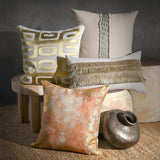 RO Lira Natural/Silver Multiple Sizes Throw Pillow (Set of 2) by Classic Home at Eve Furniture