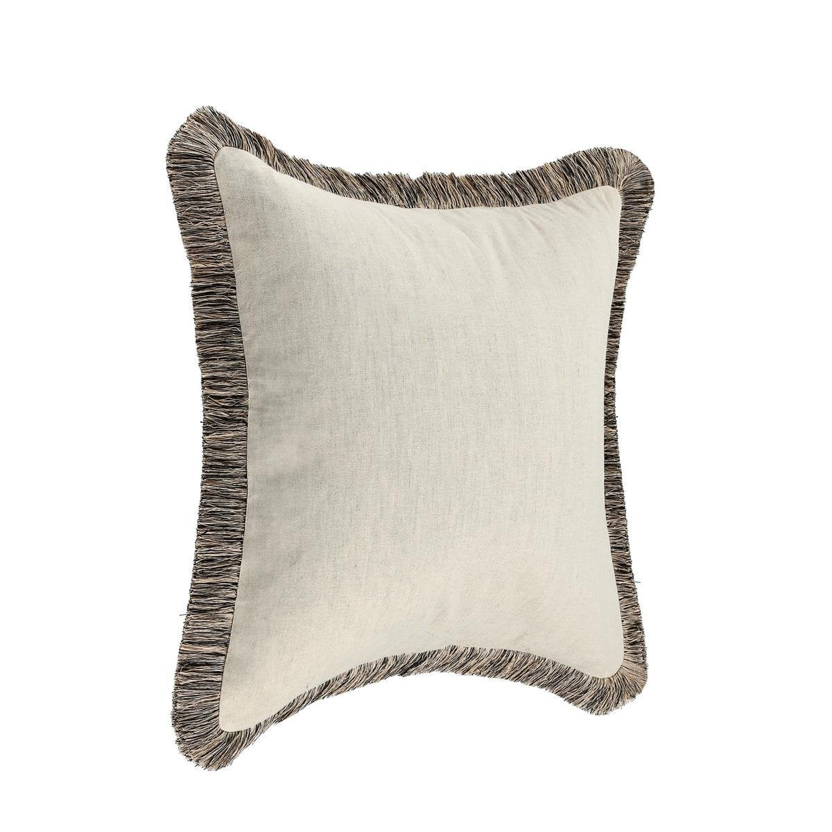 RO Nola Natural/Black Multiple Sizes Throw Pillow by Classic Home at Eve Furniture