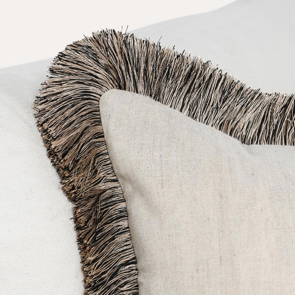 RO Nola Natural/Black Multiple Sizes Throw Pillow by Classic Home at Eve Furniture