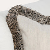 RO Nola Natural/Black Multiple Sizes Throw Pillow (Set of 2) by Classic Home at Eve Furniture