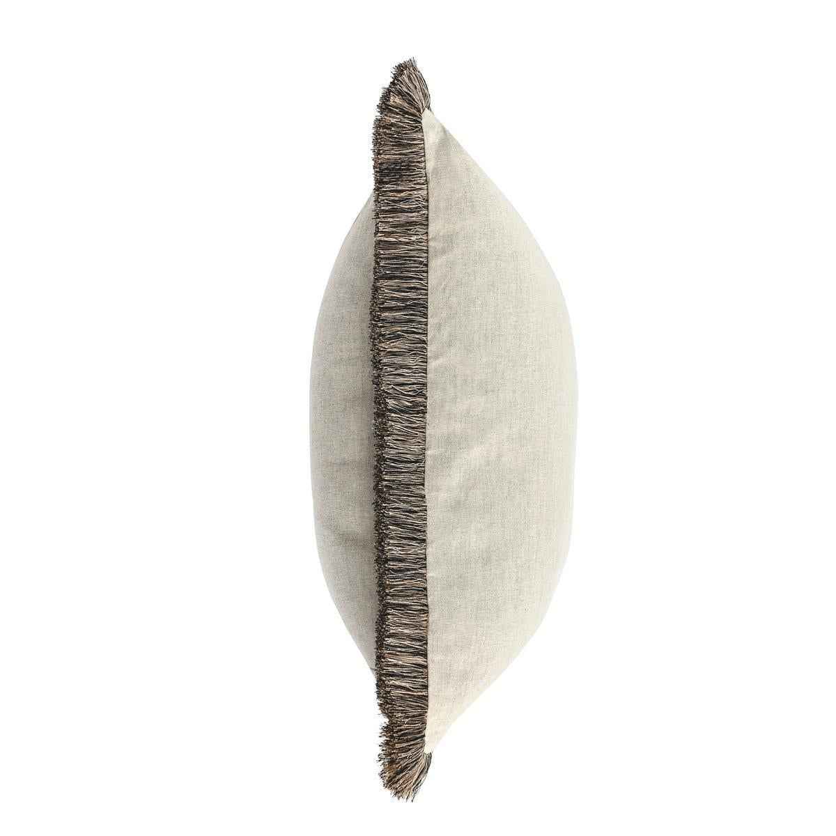 RO Nola Natural/Black Multiple Sizes Throw Pillow (Set of 2) by Classic Home at Eve Furniture