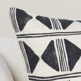RO Nubia Black/White Multiple Sizes Cushion by Classic Home at Eve Furniture