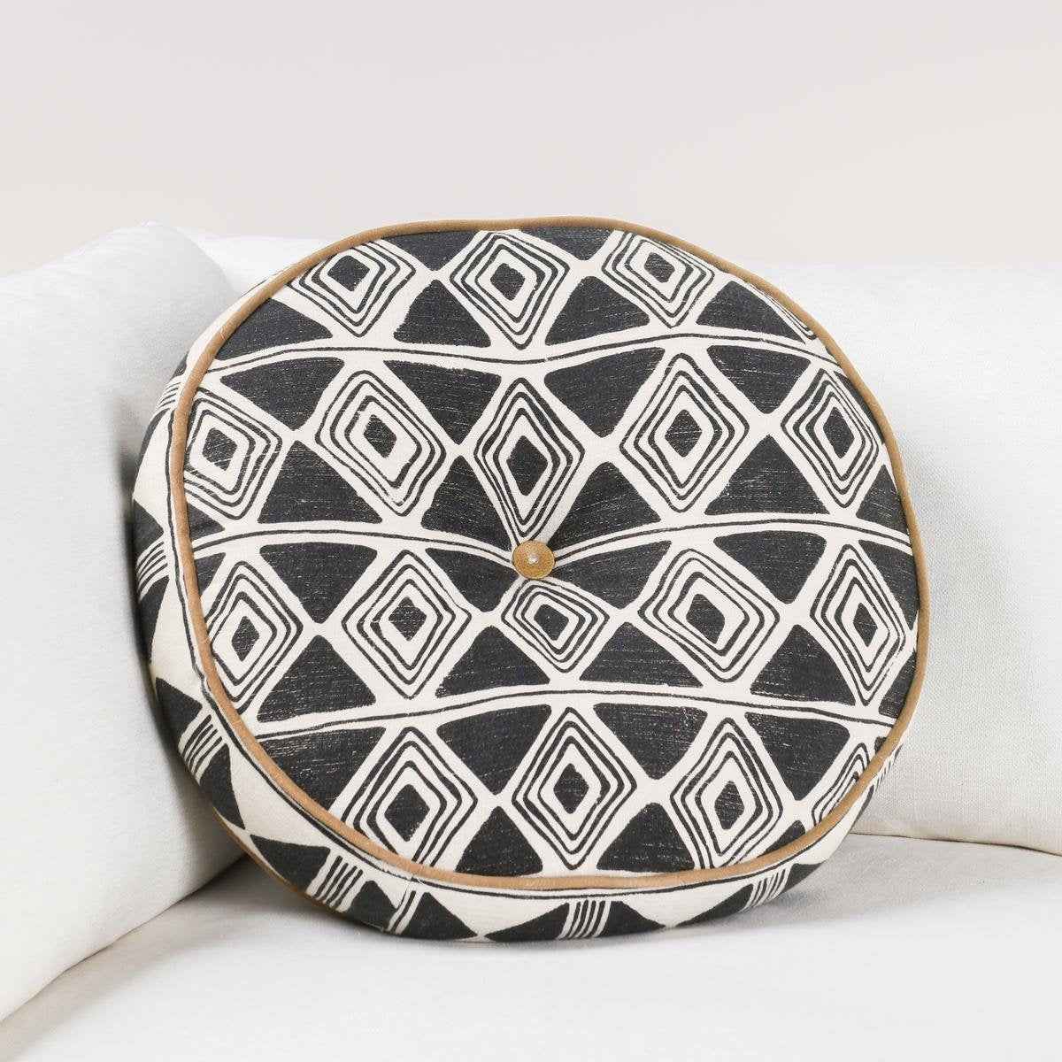 RO Nubia Black/White Multiple Sizes Cushion by Classic Home at Eve Furniture