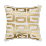 RO Zelo Natural/Gold 22x22 Throw Pillow (Set of 2) by Classic Home at Eve Furniture