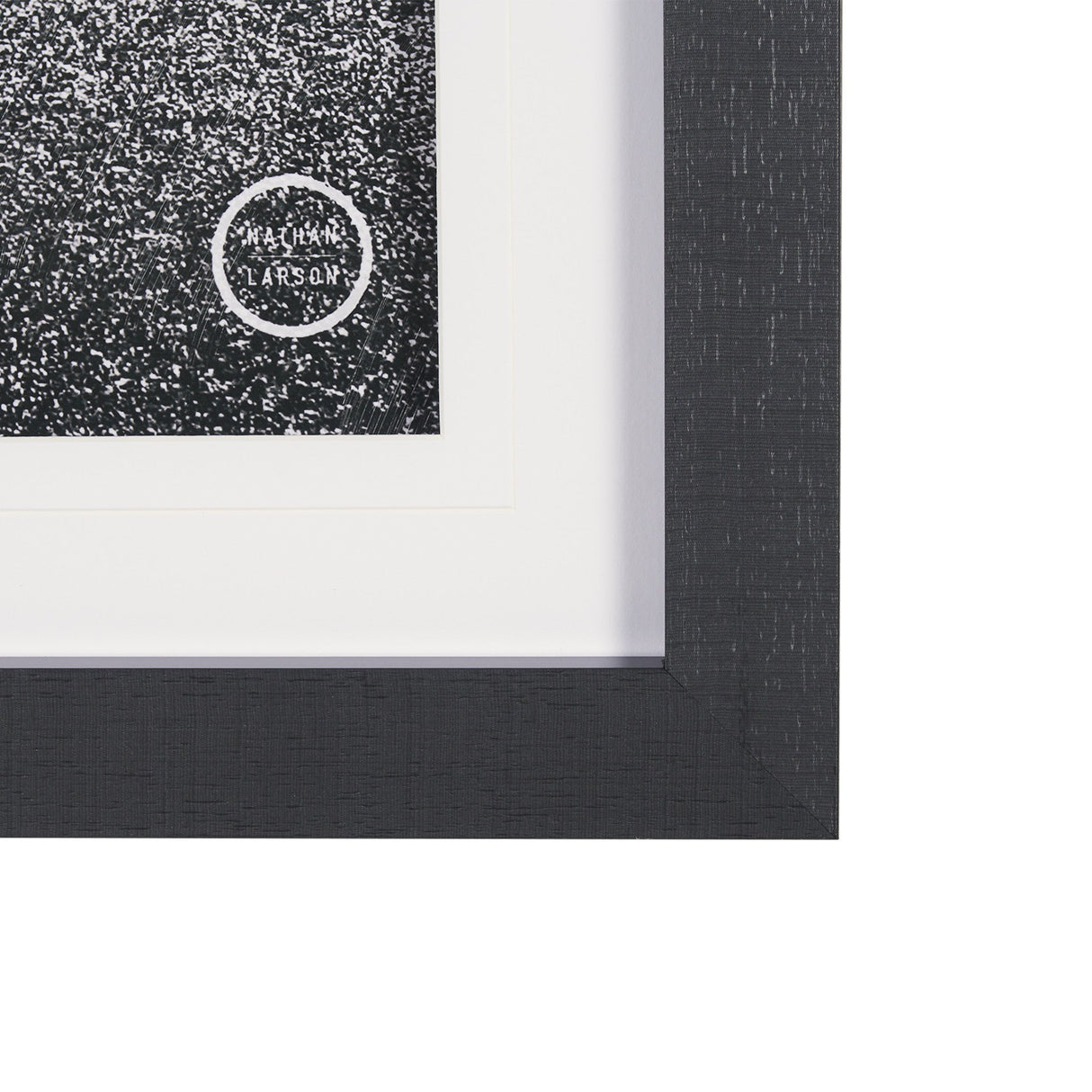 Road to Old West BW by Nathan Larson a Hand Embellished Framed Photo Art Print Matted under Glass by Mercana at Eve Furniture