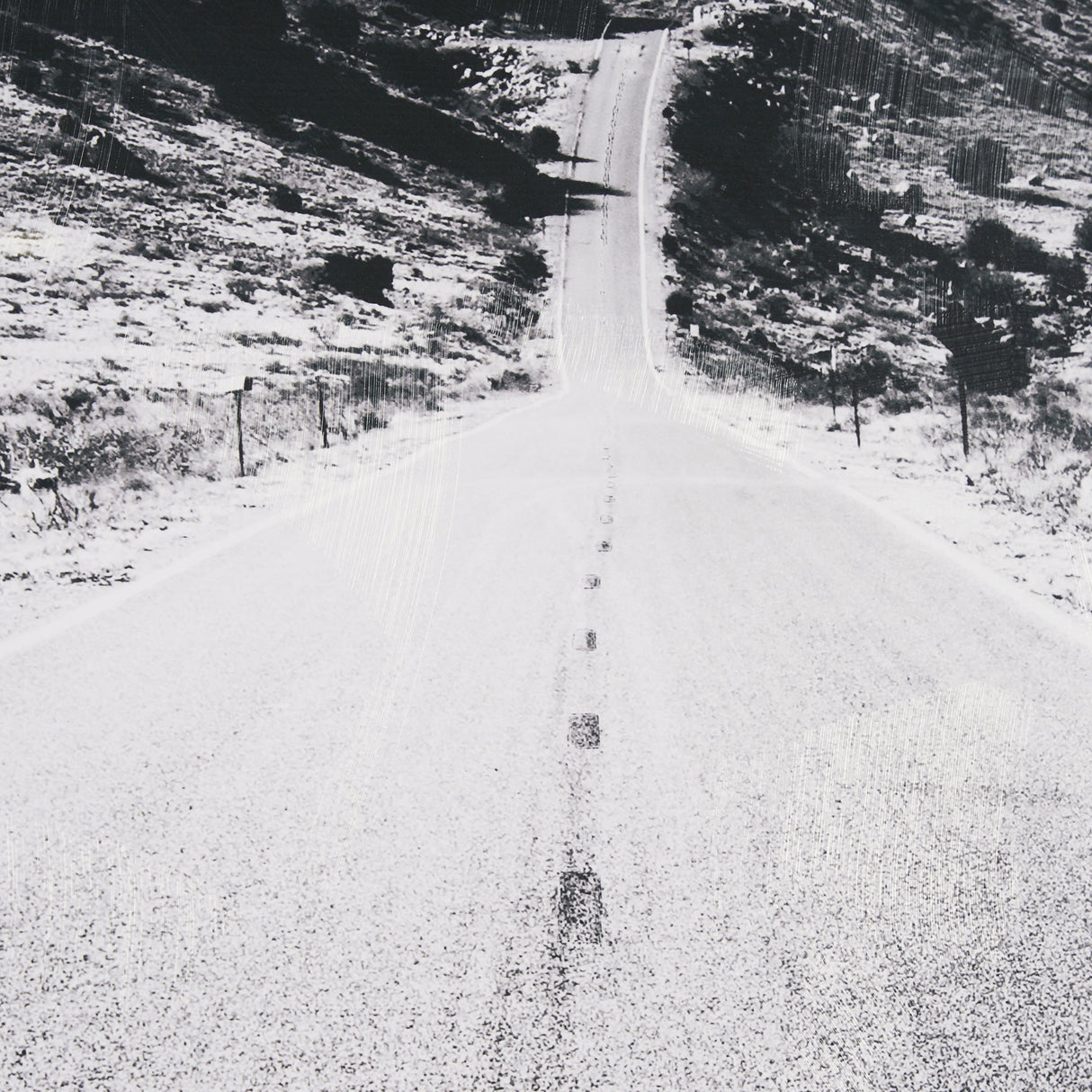 Road to Old West BW by Nathan Larson a Hand Embellished Framed Photo Art Print Matted under Glass by Mercana at Eve Furniture
