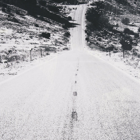 Road to Old West BW by Nathan Larson a Hand Embellished Framed Photo Art Print Matted under Glass by Mercana at Eve Furniture