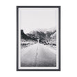 Road to Old West BW by Nathan Larson a Hand Embellished Framed Photo Art Print Matted under Glass by Mercana at Eve Furniture