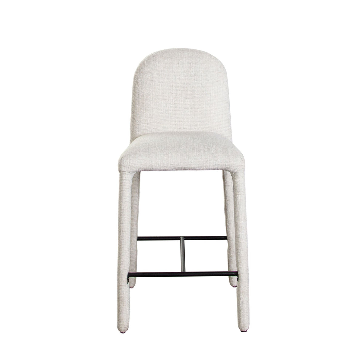 Roan Ivory Fabric Counter Chair by Diamond Sofa at Eve Furniture