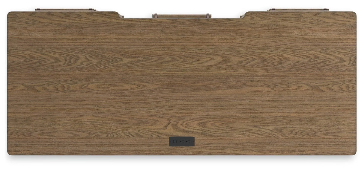 Roanhowe Brown 68" Home Office Desk by Ashley at Eve Furniture
