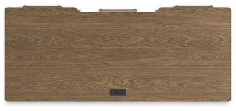Roanhowe Brown 68" Home Office Desk by Ashley at Eve Furniture