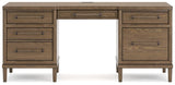 Roanhowe Brown 68" Home Office Desk by Ashley at Eve Furniture