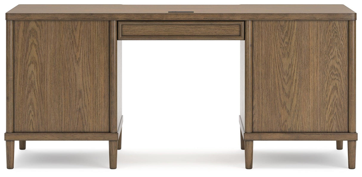 Roanhowe Brown 68" Home Office Desk by Ashley at Eve Furniture