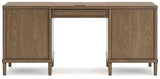 Roanhowe Brown 68" Home Office Desk by Ashley at Eve Furniture