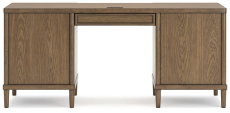 Roanhowe Brown 68" Home Office Desk by Ashley at Eve Furniture