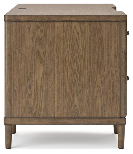 Roanhowe Brown 68" Home Office Desk by Ashley at Eve Furniture