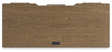 Roanhowe Brown 68" Home Office Desk by Ashley at Eve Furniture