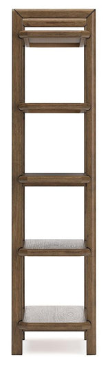 Roanhowe Brown 71" Bookcase by Ashley at Eve Furniture
