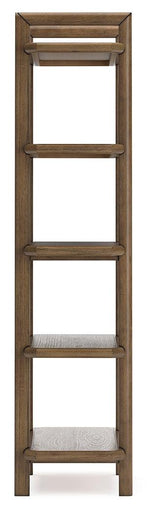 Roanhowe Brown 71" Bookcase by Ashley at Eve Furniture