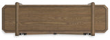 Roanhowe Brown 71" Bookcase by Ashley at Eve Furniture