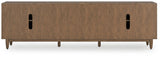 Roanhowe Brown 85" TV Stand