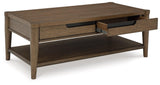 Roanhowe Brown Coffee Table by Ashley at Eve Furniture