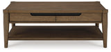 Roanhowe Brown Coffee Table by Ashley at Eve Furniture