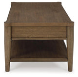 Roanhowe Brown Coffee Table by Ashley at Eve Furniture
