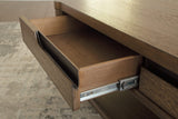 Roanhowe Brown Coffee Table by Ashley at Eve Furniture