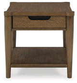 Roanhowe Brown End Table by Ashley at Eve Furniture